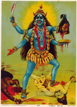  Kal Pintura - Indios KALI Raja Ravi Varma